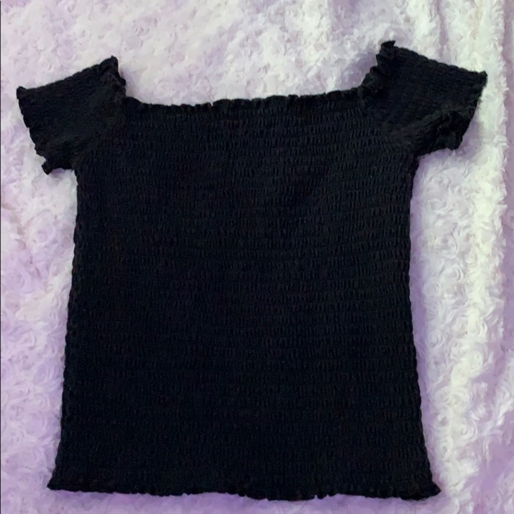 Hollister off the shoulder crop top